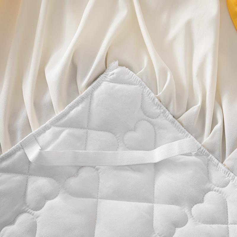 1pc Lace Bed Skirt Solid Color Mattress Cover Quilted Bedspread tagesdecke Ruffles Bed Covers with Elastic Band (No Pillowcase)