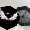 1pc Wings Crown Automatic Open/Close Umbrella Compact Folding Umbrella with 8-Rib Shaft for Women/Men, Portable Travel Umbrella,1169S