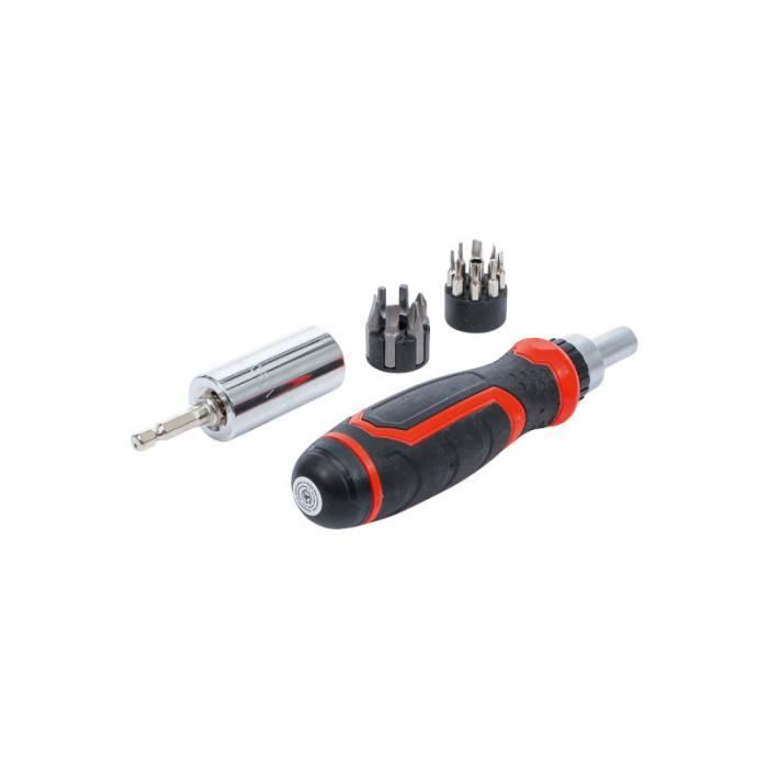 Jeu d'embouts de précision et douilles universelles BGS TECHNIC - 17 pcs - 20817