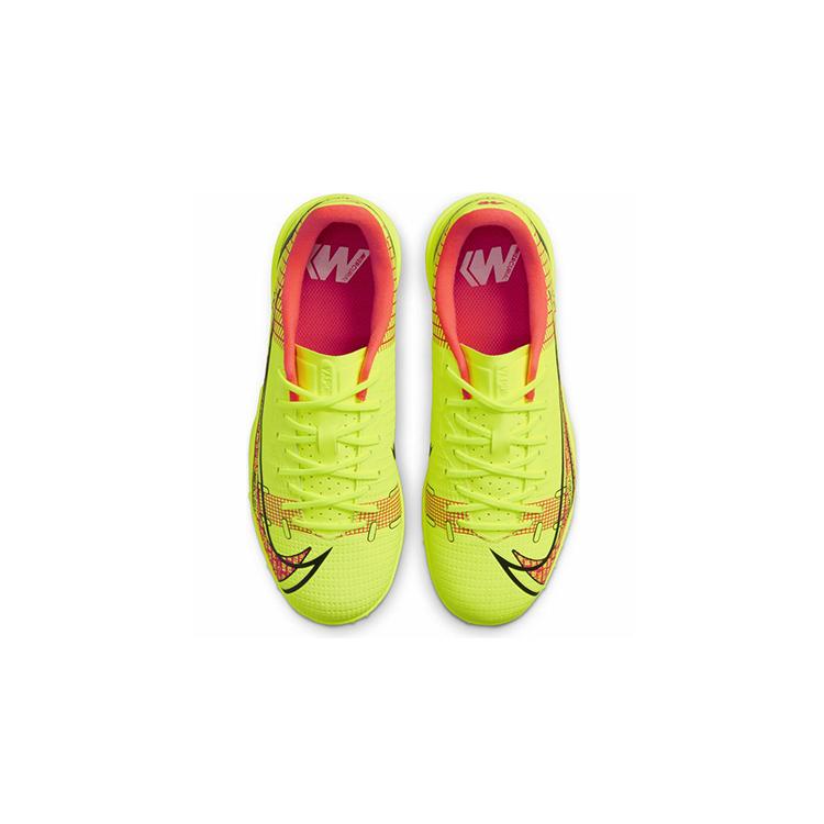 Nike Mercurial Vapor 14 Assassin Academy TF Low top Soccer Shoes Neon Yellow Kids' CV0822-760
