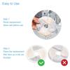 Cat Water Fountain Filters, 4 Packs Replacement Filters for Automatic Pet Fountain, 4.13inch Filters For Cat Water Fountain