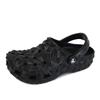 Classic Geometric Public Clog Sandals Black 209563 001