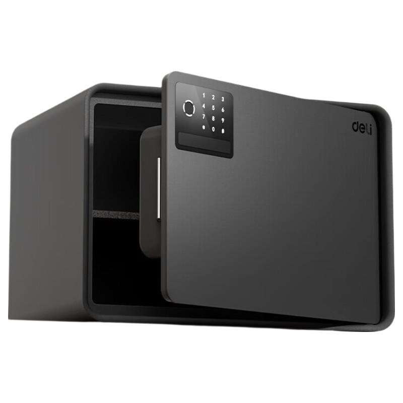 Deli 25cm Home Fingerprint Password Auto-Open Safe Box