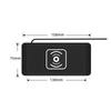 Type-C Car Wireless Charger 15W Intelligent Automatic Sensing Non-Slip Rubber Fast Charging Pad For Huawei Apple F8Y0