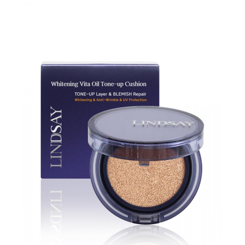 Lindsay Tone Up Cushion Pact Whitening Crew Moisture Coverage Dry Radiance Water Glow Vita Oil [Product] Whitening Vita Oil Tone Up Cushion