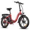 Electric Bicycle Foldable Fafrees F20 250W Motor City Electric Bike Top Speed 25Km/h LCD Display 48V 18AH 20" Fat Tire 7 Speed
