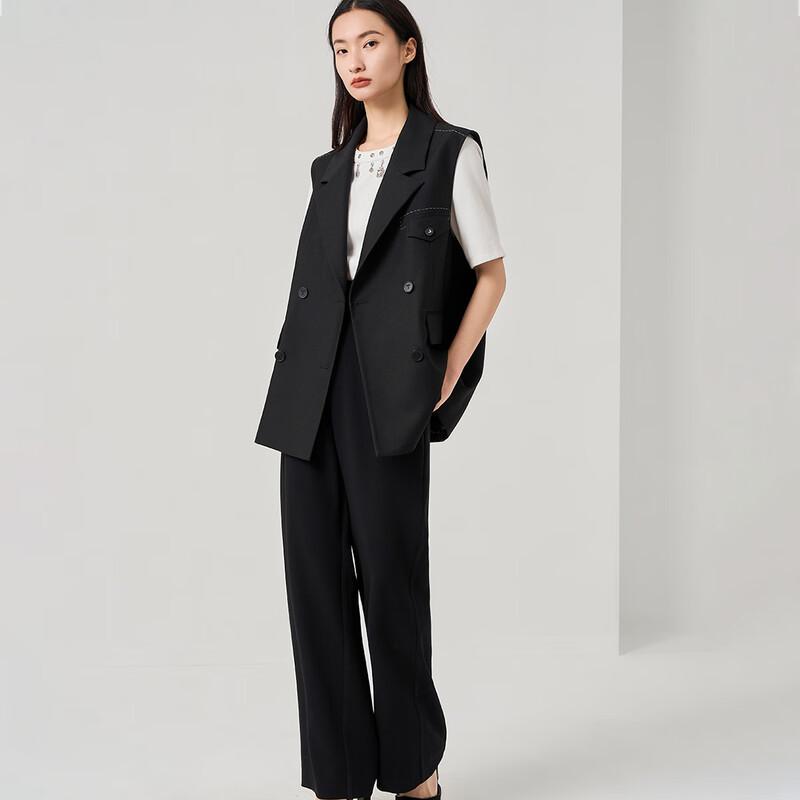 Iveni Women's Elegant Straight-Leg Trousers