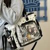 Student Tote Bag With Nylon Material And Zipper Closure For Casual School Travel Use