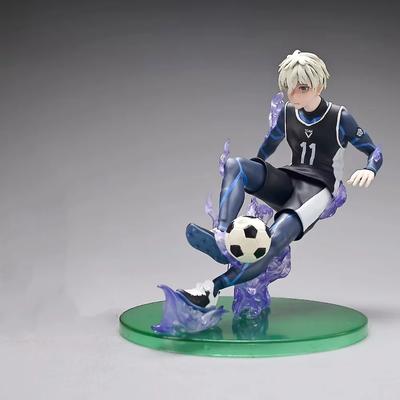 Anime Blue Lock Figures 18cm Nagi Seishiro Figure Football Action Figurine Pvc Model Desk Collection Room Statue Birthday Gift