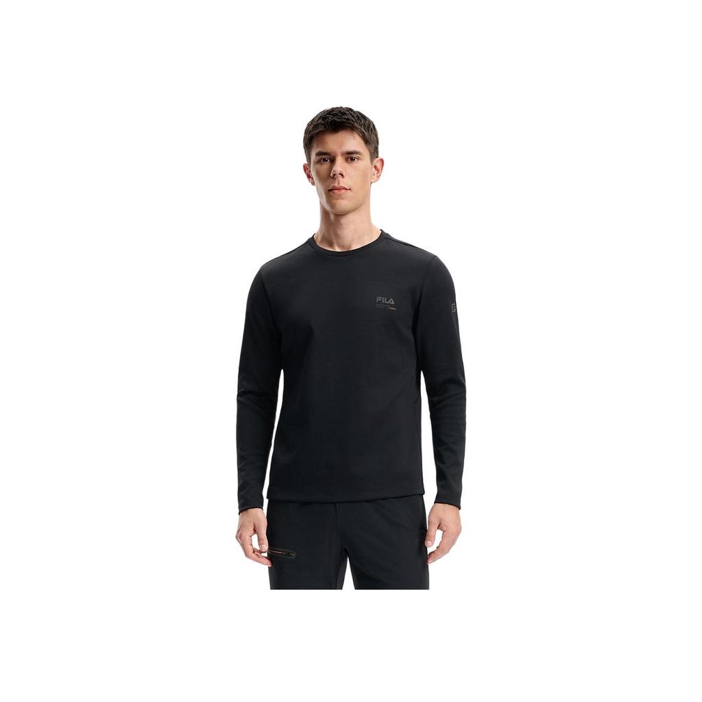 New FILA Fitness T Shirts Men's Pitch Black A11M541209FBK