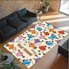 Personalized Crystal Velvet Carpet Custom Name Text,Mr. Men & Little Miss Anti Slip Area Rug For Home Decoration