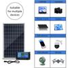 10W Polysilicon Solar Panel Set Solar Panel and Solar Recharge Controller Kit For Camping Traveling Car MobilePhone Outdoor Emergency Power Accessory