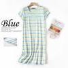 Plus size Estate Donna Camicia da notte Manica corta Simpatico cartone animato pigiameria dolce O Collo Camicie da notte Pigiama Pigiama da donna in cotone