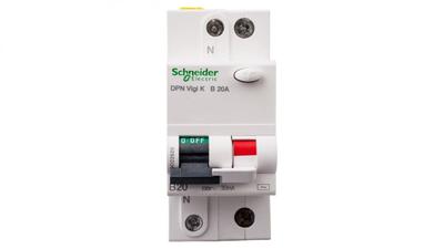Differential Circuit Breaker 2P 20A B 0.03A Type AC DPN Vigi K A9D22620