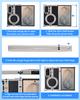 Metal Phone Case for Samsung Galaxy Z Fold 8 Aluminum Frame Bumper with 360° Rotation Magnetic Stand Minimalist Full Cover