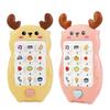 English Version Of Baby Deer Lighting Music Mobile Phone Toy, Baby Early Education Puzzle Phone