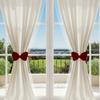2Pcs Creative Bowknot Curtain Tiebacks Velvet Curtain Strap Elegant Curtain Holders  Window Decor