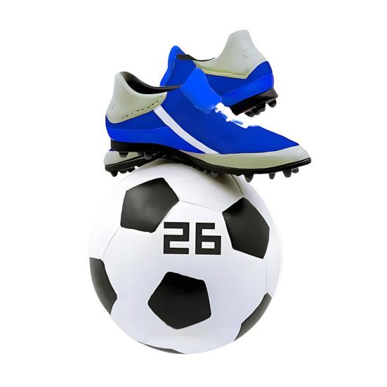 

Рождественское украшение Футбольный дизайн Легко повесить Декоративный праздничный кулон с узором на праздничную тему Домашний декор D