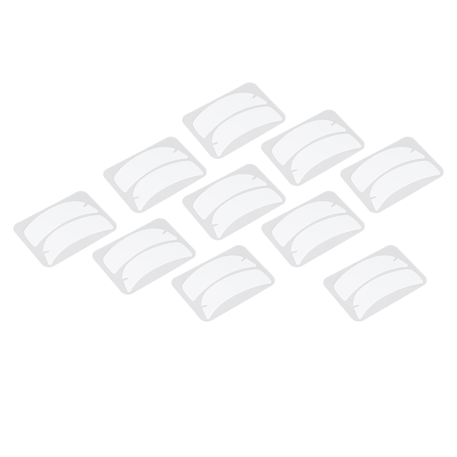 

10 Pairs Eyelash Extension Under Eye Gel Pads Notch Flexible Silicone Reusable Eyelash Extension Patches