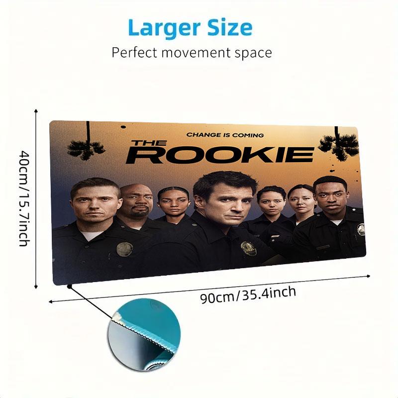 Noob Old Man Mouse Pad, Large Gaming Desk Mat, Non-slip XXL Mousepad for Laptop & Tablet, Mini PC Playmat with Stitched Edges