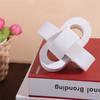 Creative Art Craft Wood Knot Ornament Handmade 3-Link Chain Wooden Buckle Hand-carved Wooden Chain Ball Office
