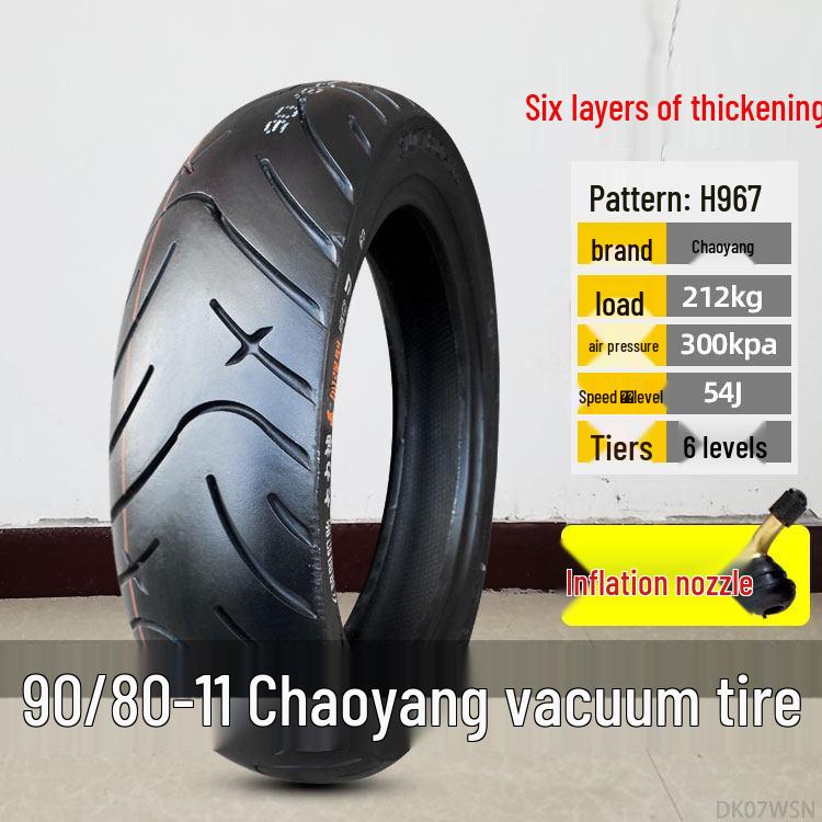 Zhengxin Electric Vehicle & Motorcycle Tire 90/80-11, 110/70-100 Vacuum Tire for Road Riding