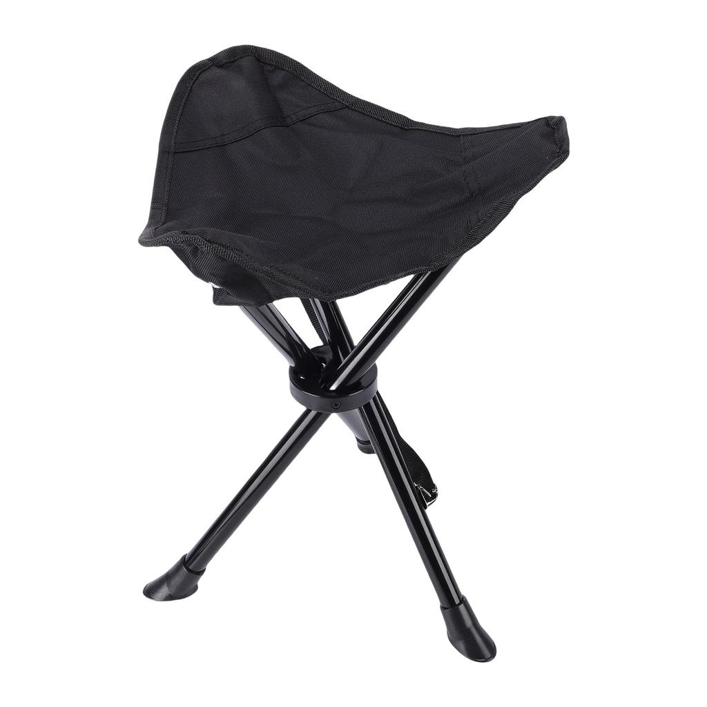 2 Stück Reise faltbarer Campinghocker Outdoor Dreibein Stuhl Tragbarer Partyhocker Angelstühle Sitz für Camp Wandern Strand