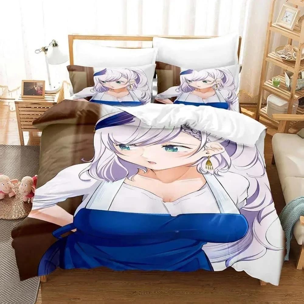 Comforter New 3D Anime Kawaii Girls Pavolia Reine Bedding Set Single Twin Full Queen King Size Bed Set Adult Kid Bedroom S