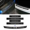 Car Door Sill Stickers Carbon Fiber Trunk Bumper Pedal Pads For Citroen C4 C3 C1 C2 Picasso C4l C5 C6 C8 C-ELYSEE VTS C-crosser
