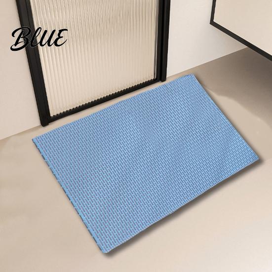 PVC Shower Mat Bath With with Drain Non Slip Quick Drying Holes Slip-resistant Tub Floor