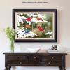 Diamond Painting Animal Bird Winter Tree Rhinestone Mosaic Diamond Embroidery