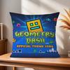 Game Geometry Cartoon Dash  Cushion Cover Decorative Pillow Sofa Home Decor Case Pillow Cases