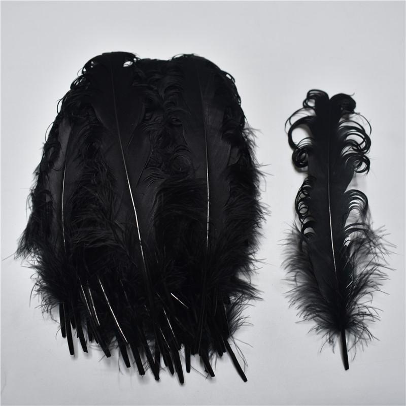 20/100pcs Colorful Curly Goose Feathers for Craftsdiy Jewelry Making Christmas Wedding Centerpiece Hat Plumas Decorativas13-18cm