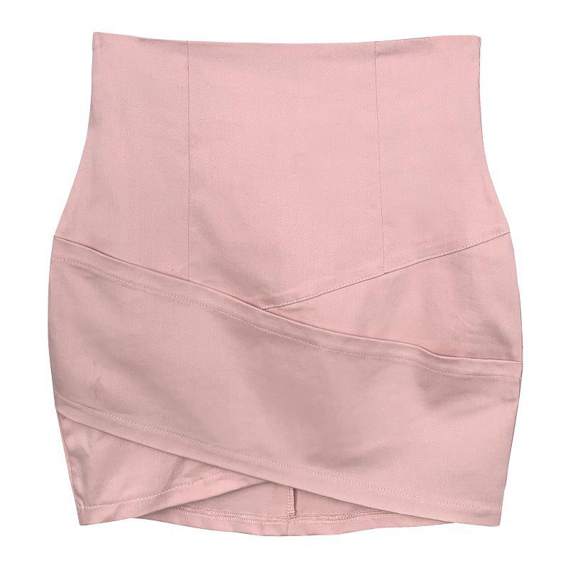 Korean Dongdaemun Elegant High-waisted Pleated Irregular Skirt for Women