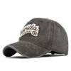 Retrostereo F'lorida Embroidered Baseball Cap Patch Distressedstereoembroider Peaked Cap Sunshade