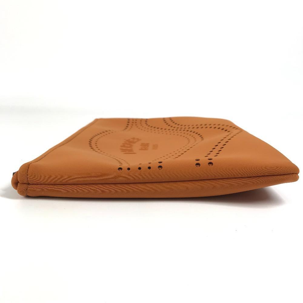 Hermes Neovan MM Clutch Bag Multi Pouch Makeup Pouch Pouch Polyamide Orange