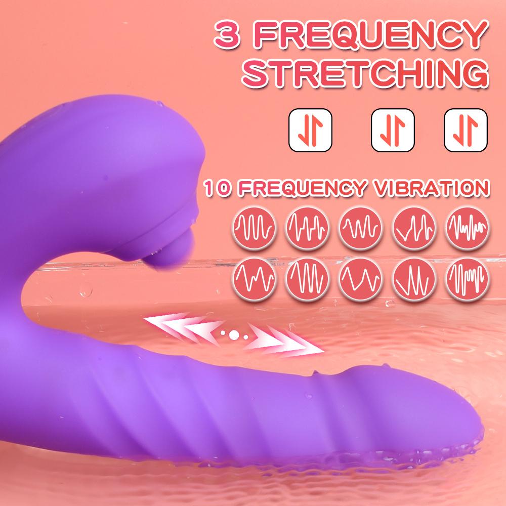 Wibrator wbijający dildo dla kobiet G Spot stymulator łechtaczki zabawki erotyczne łechtaczka pulsujące wibratory żeński sutek masażer waginy