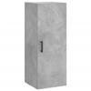 VidaXL Armoire murale gris béton 34,5x34x90 cm 828864