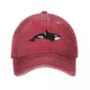Kosatka (Orcinus orca) Kšiltovka Derby klobouk Designový klobouk Letní klobouk Sluneční klobouk Unisex Luxusní značka Dámský