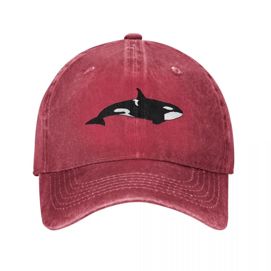 Kosatka (Orcinus orca) Kšiltovka Derby klobouk Designový klobouk Letní klobouk Sluneční klobouk Unisex Luxusní značka Dámský
