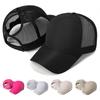 Ponytail Baseball Cap Sun Hat Outdoor Back Net Cap