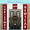 Premium Christmas Decoration Door Curtain Fabric Banner For Festive Holiday Decor