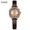 Ladies Watch With Diamonds Retro Square Fashion Quartz Watch Student Niche Temperament Women'S Watch