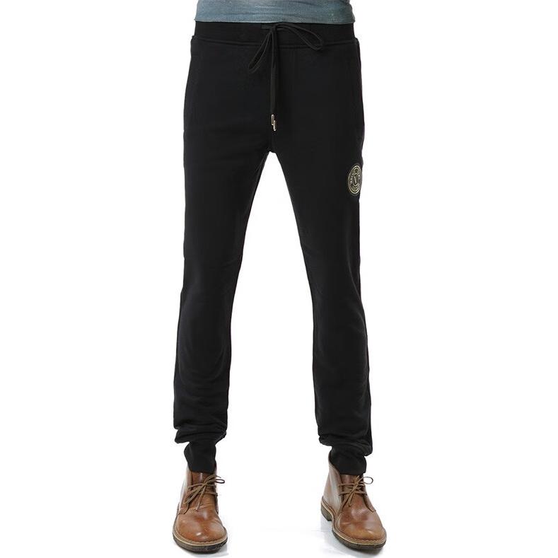 VERSACE JEANS COUTURE SS23 Knitted Sweatpants Men's Black 74GAAY01-CF00Y-899