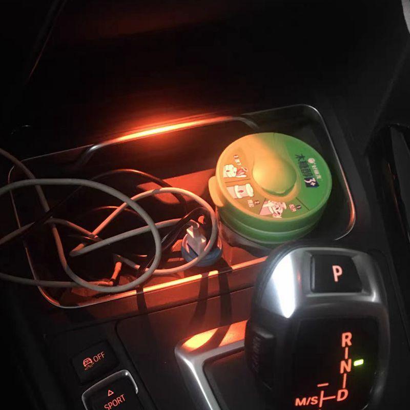 For BMW 3 Series 4 Series F30 F35 2 Color Center Console AC Panel Ambient Light Radio Trim LED Dashboard Light Atmosphere Lamp