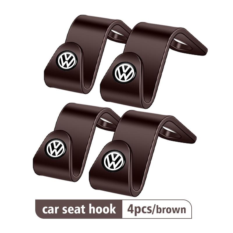 Car Seat Back Hook Double-Headed Rear Storage Auto Accessories For Volkswagen VW Golf 4 5 6 7 Polo Jetta Sagitar Magotan Passat Zj2