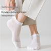 Men's Breathable Cotton Ankle Socks - Spring/Summer Low-Cut, Thin Mesh, Casual Sports.