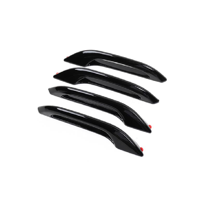 For Tesla Model 3/Y 2017- Gloss Black Outside Door Handle Cover Trim 4PCS
