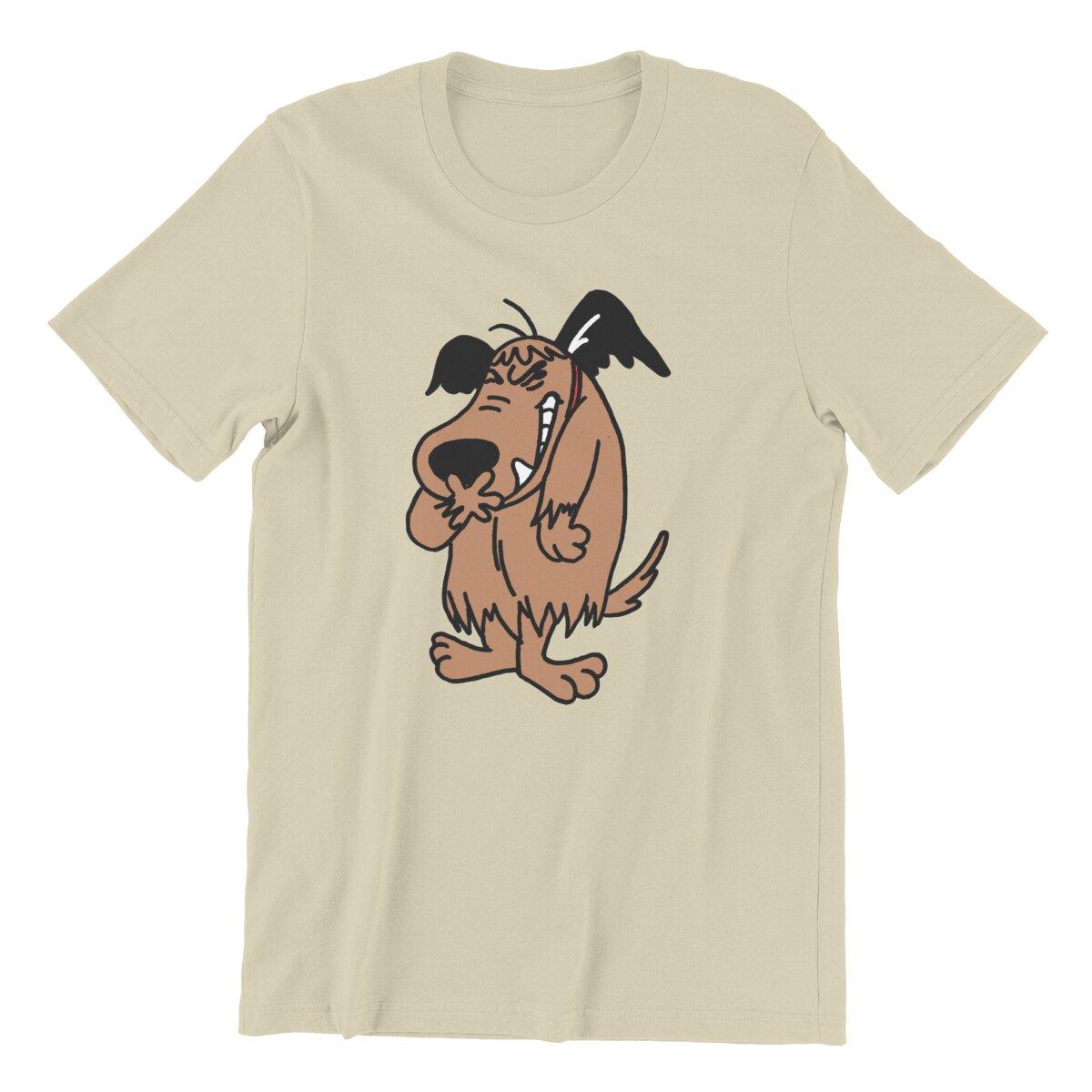 

Leisure Muttley Mutley Cartoon Laughing Laugh Dog T-Shirts Men O Neck Cotton T Shirts Short Sleeve Tee Shirt 6XL Tops M