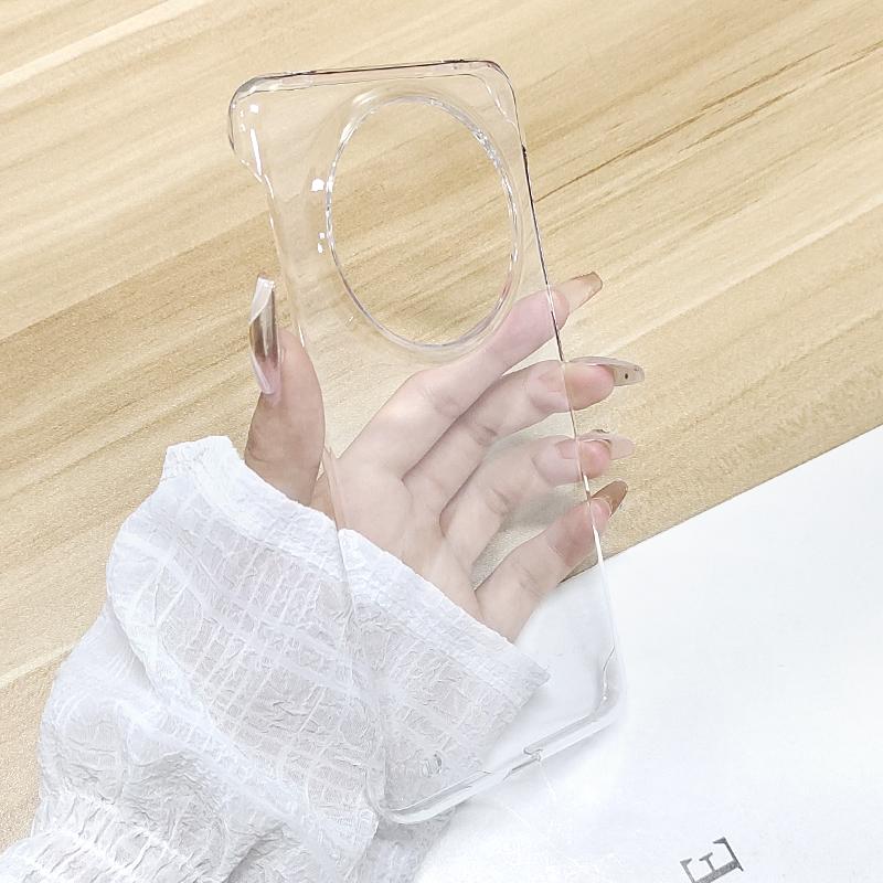 

Прозорий чохол з гальванічним покриттям No Borders для Huawei Mate 60 Pro Plus 60Pro 60ProPlus 60Pro+ Гальванізована прозора тверда задня кришка Ультратонкий чохол For Mate 60 Pro / 60 Pro Plus чистий